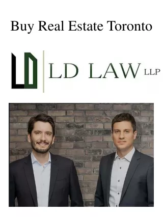 Buy Real Estate Toronto