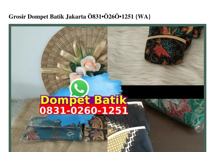 grosir dompet batik jakarta 831 26 1251 wa