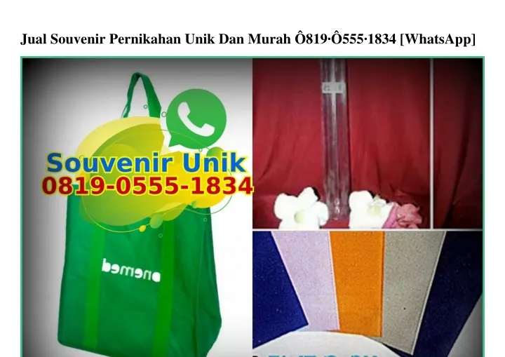 jual souvenir pernikahan unik dan murah