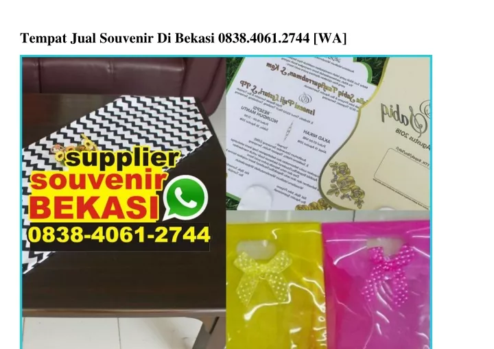 tempat jual souvenir di bekasi 0838 4061 2744 wa