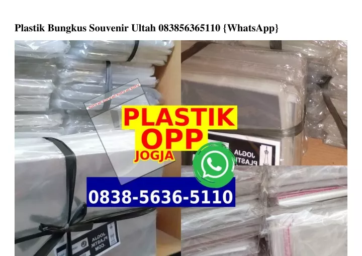 plastik bungkus souvenir ultah 083856365110