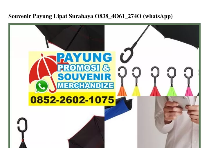 souvenir payung lipat surabaya o838 4o61 274o