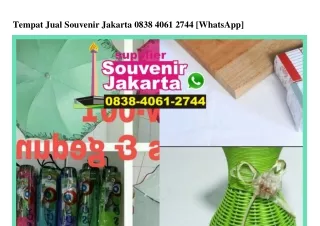 tempat jual souvenir jakarta 0838 4061 2744