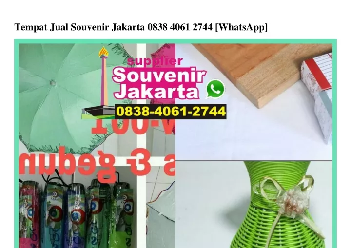 tempat jual souvenir jakarta 0838 4061 2744