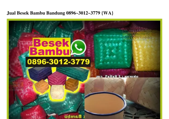 jual besek bambu bandung 0896 3012 3779 wa