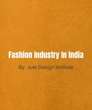 fashion designing courses