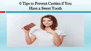 Tips to Prevent Cavities if You Have a Sweet Tooth