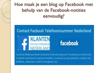 Hoe maak je een blog op Facebook met behulp van de Facebook-notities eenvoudig?