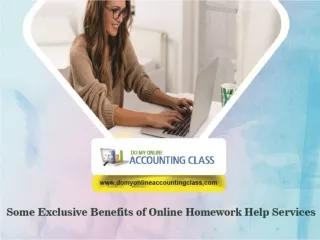 Some Exclusive Benefits of Online Homework Help Services