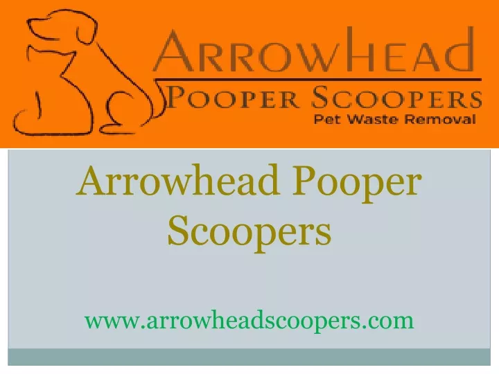 arrowhead pooper scoopers www arrowheadscoopers com