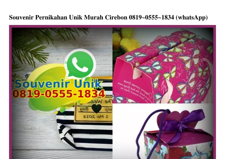 souvenir pernikahan unik murah cirebon 0819 0555