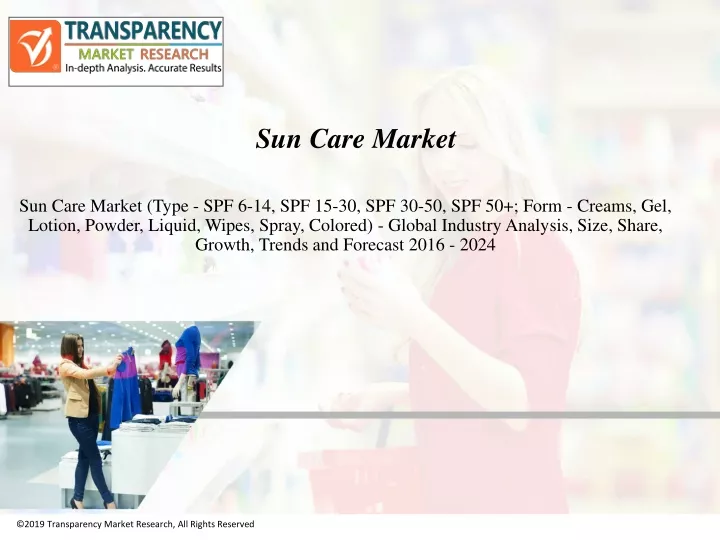 sun care market