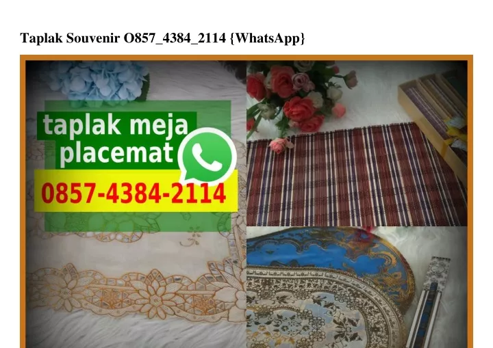 taplak souvenir o857 4384 2114 whatsapp