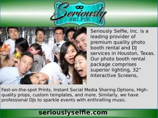 Photo Booth Rental in Houston