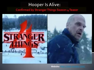 Hooper Is Alive: Confirmed by Stranger Things Season 4 Teaser