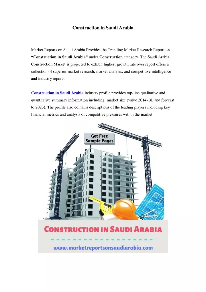 construction in saudi arabia