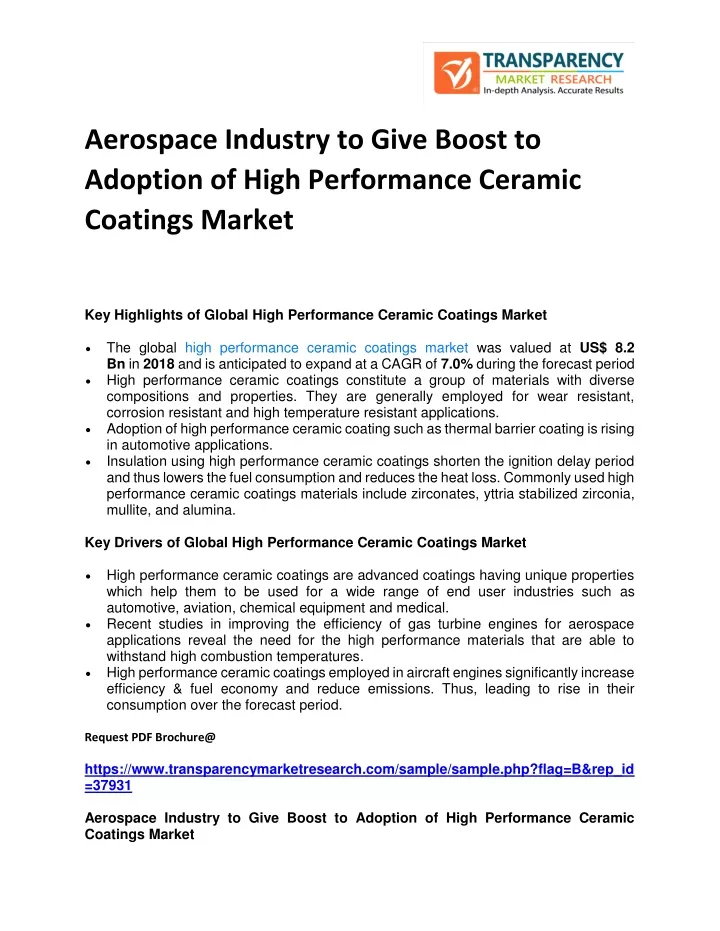 aerospace industry to give boost to adoption