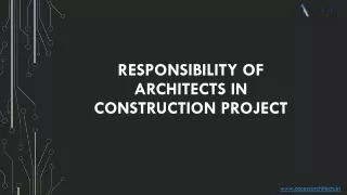 Responsibility of Architects in Construction Project