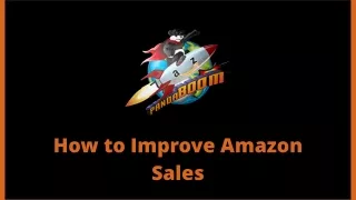 How to Improve Amazon Sales