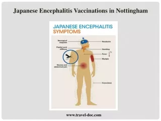 Japanese Encephalitis Vaccinations in Nottingham