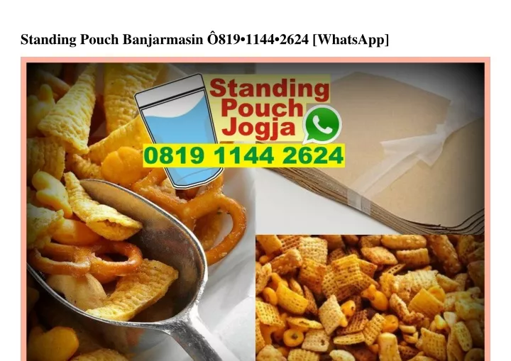 standing pouch banjarmasin 819 1144 2624 whatsapp