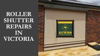Roller Shutters Repair service in Victoria