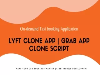 Lyft Clone App | Grab App Clone Script | iNet Mobile Development