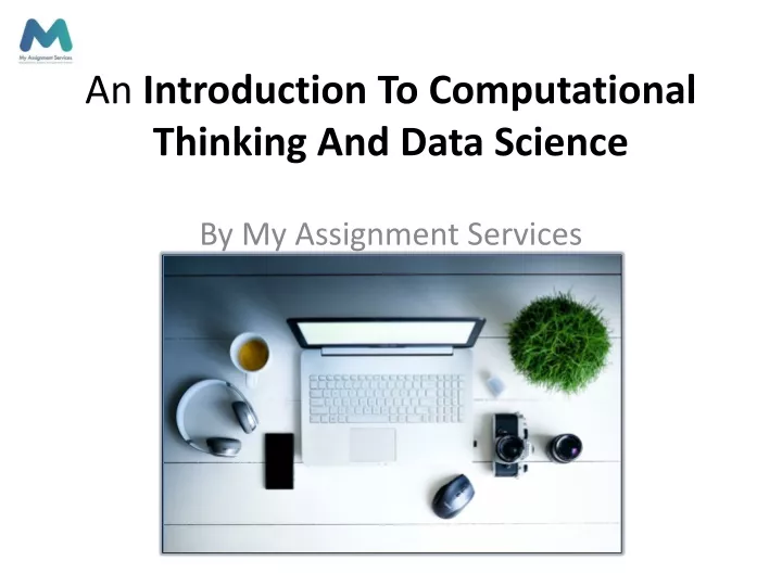 an introduction to computational thinking and data science