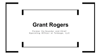 Grant Rogers - Experienced Professional From New York City