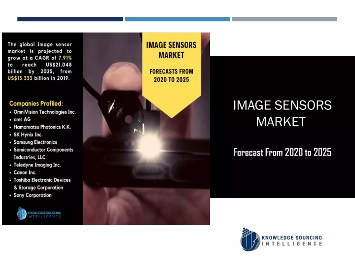 image sensors market forecast from 2020 to 2025