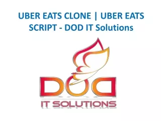 uber eats clone uber eats script dod it solutions