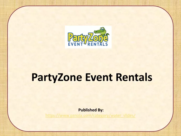 partyzone event rentals published by https www pznola com category water slides
