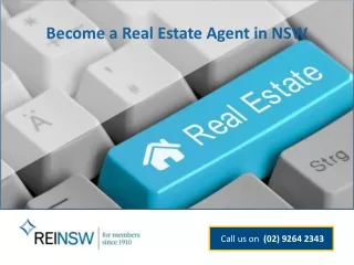 Become a Real Estate Agent in NSW