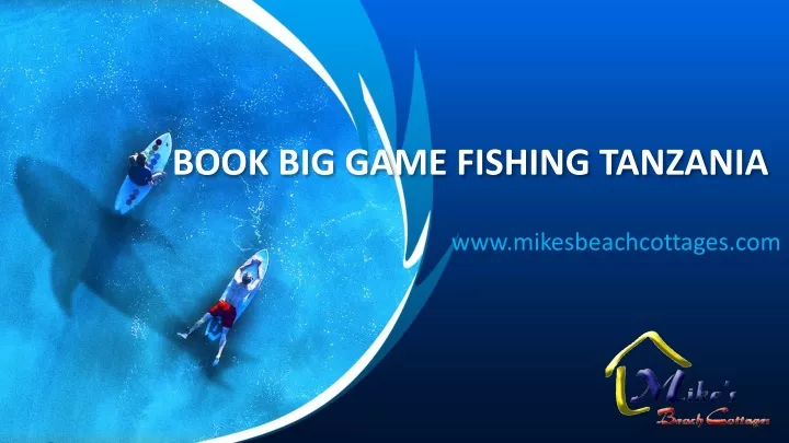 book big game fishing tanzania