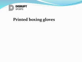 custom boxing gloves