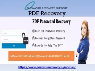 How to do PDF Recovery