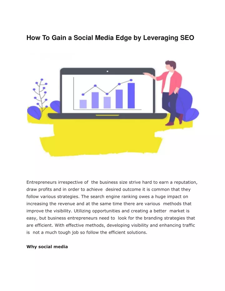how to gain a social media edge by leveraging seo