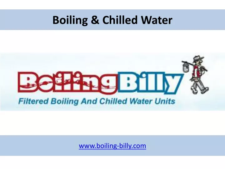 boiling chilled water