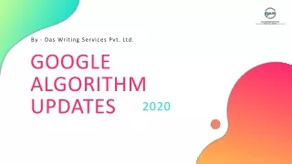 Chasing after the Top 5 Google Algorithm Updates for 2020