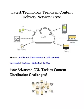 Latest Technology Trends in Content Delivery Network 2020