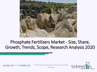 Phosphate Fertilizers Market Opportunities and Strategic Focus Report 2023