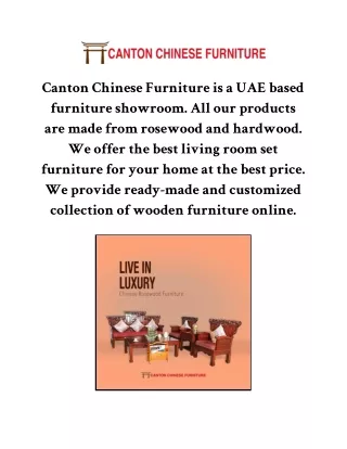 Canton chinese furniture