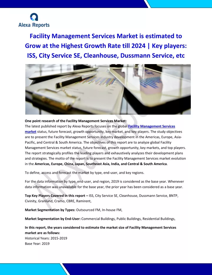 facility management services market is estimated