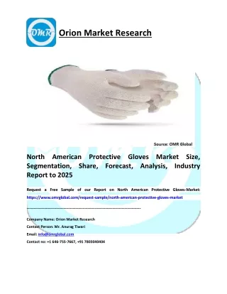 North American Protective Gloves Market Size, Share, Trends & Forecast 2019-2025