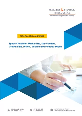 Speech Analytics Market Analysis, Growth Opportunities and Recent Trends by Leading Manufacturers & Regions