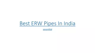 ms erw pipe