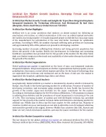 Artificial Eye Market Growth Analysis, Emerging Trends and Size Estimation By 2023 - slide 1