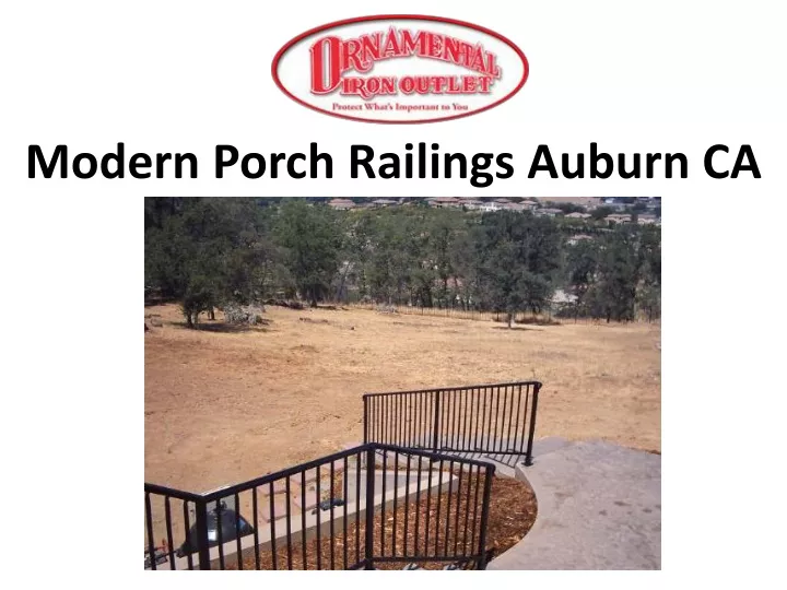 modern porch railings auburn ca