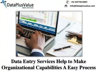 Most Essential Purpose of Data Entry Service in BPO Business