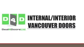 INTERNAL/INTERIOR VANCOUVER DOORS | deal4doors.co.uk
